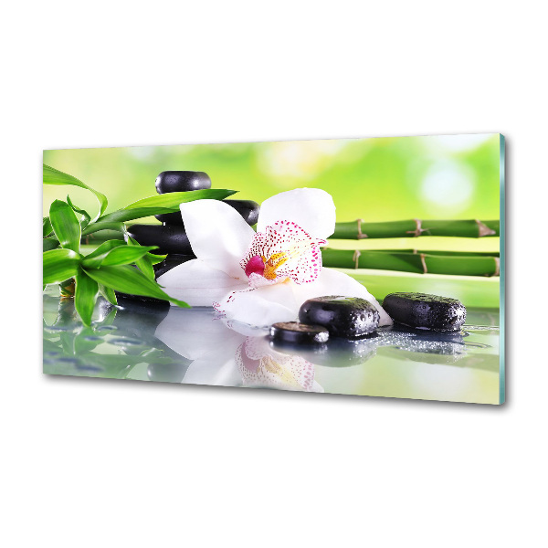 Panel między meble w kuchni Orchidea