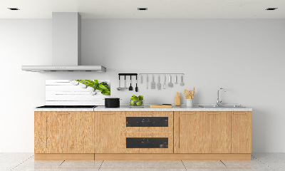 Glazen achterwand keuken Bamboe