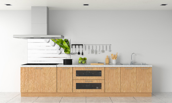 Glazen achterwand keuken Bamboe