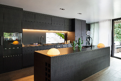 Panel szklany do kuchni Bambus