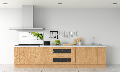 Glazen achterwand keuken Bamboe