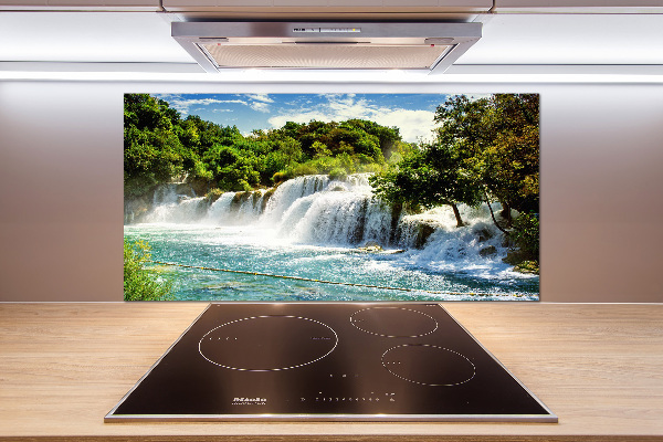 Spatplaat keuken Krka-waterval