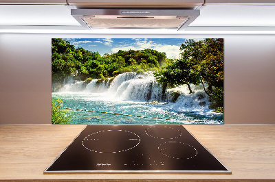 Spatplaat keuken Krka-waterval