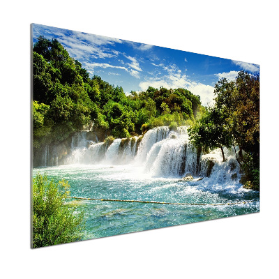 Spatplaat keuken Krka-waterval