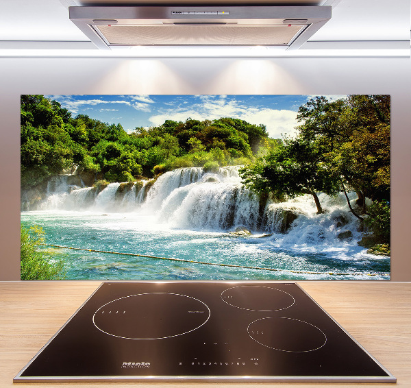Spatplaat keuken Krka-waterval