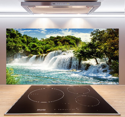 Spatplaat keuken Krka-waterval
