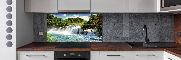 Spatplaat keuken Krka-waterval