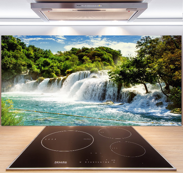 Spatplaat keuken Krka-waterval