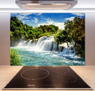 Spatplaat keuken Krka-waterval