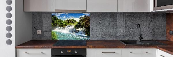 Spatplaat keuken Krka-waterval