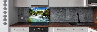 Spatplaat keuken Krka-waterval