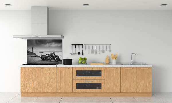 Achterwand keuken Motorfiets