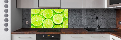 Spatscherm keuken Limoenen