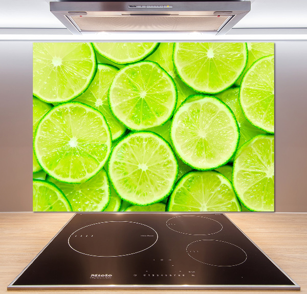 Spatscherm keuken Limoenen