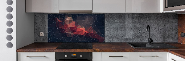 Spatscherm keuken Abstracte achtergrond