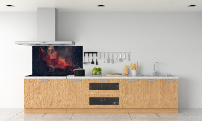 Spatscherm keuken Abstracte achtergrond
