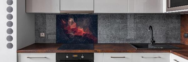 Spatscherm keuken Abstracte achtergrond