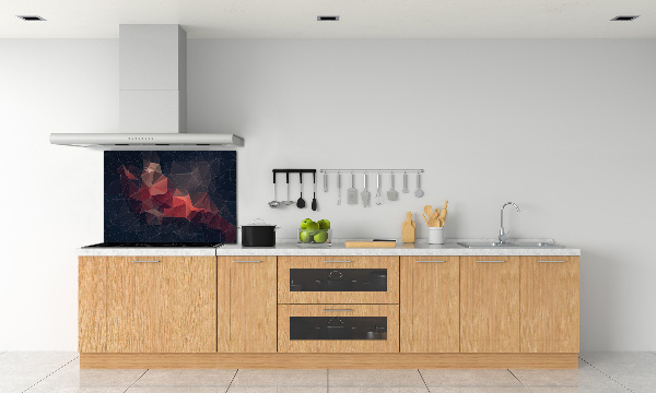 Spatscherm keuken Abstracte achtergrond