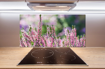 Panel do kuchni Kwiaty wrzosu