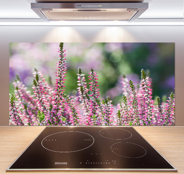 Achterwand keuken Heidebloemen