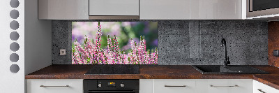 Achterwand keuken Heidebloemen