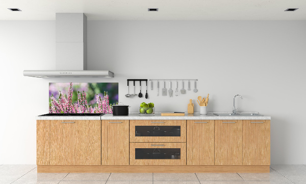 Panel do kuchni Kwiaty wrzosu