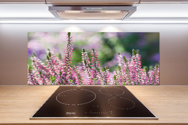 Achterwand keuken Heidebloemen