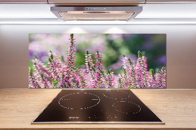 Achterwand keuken Heidebloemen