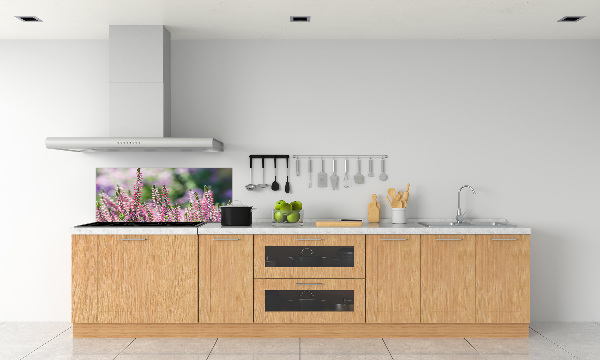 Achterwand keuken Heidebloemen
