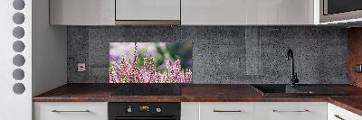 Achterwand keuken Heidebloemen