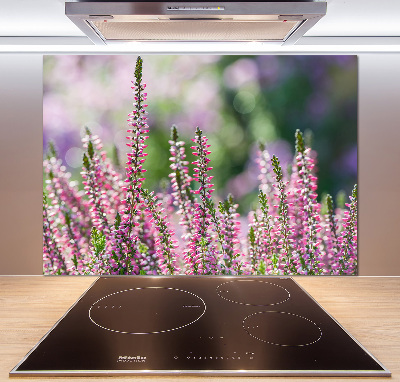 Achterwand keuken Heidebloemen