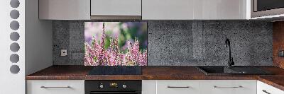 Achterwand keuken Heidebloemen