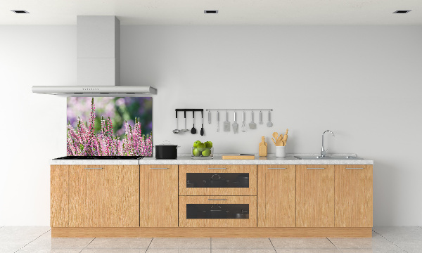Achterwand keuken Heidebloemen