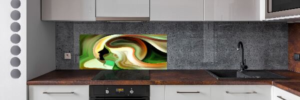 Glazen achterwand keuken Abstractie