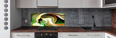 Glazen achterwand keuken Abstractie