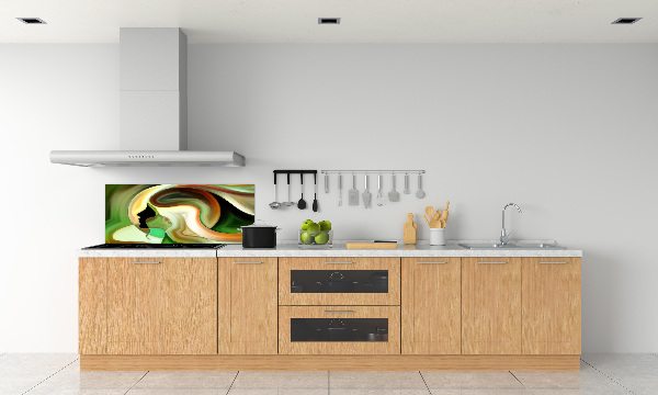 Glazen achterwand keuken Abstractie
