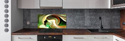 Glazen achterwand keuken Abstractie