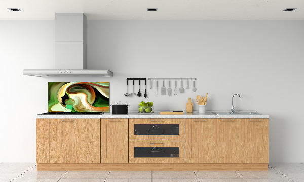 Glazen achterwand keuken Abstractie