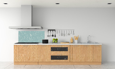 Achterwand keuken Bladerenpatroon