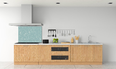 Achterwand keuken Bladerenpatroon