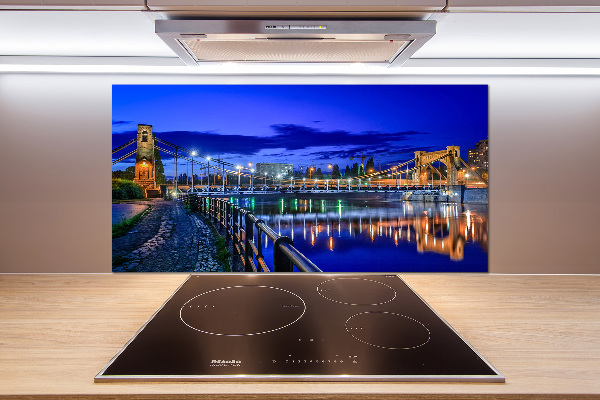 Panel dekor szkło Wrocław nocą