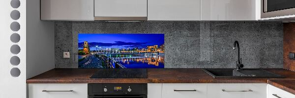 Panel dekor szkło Wrocław nocą