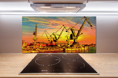 Spatscherm keuken Scheepswerf in Gdańsk
