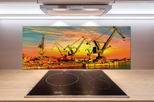 Spatscherm keuken Scheepswerf in Gdańsk