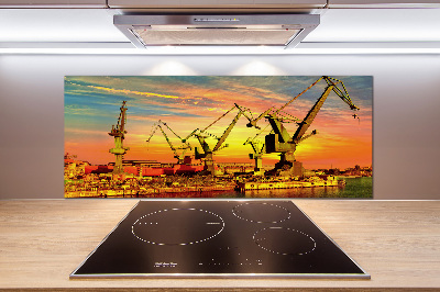 Spatscherm keuken Scheepswerf in Gdańsk