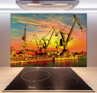 Spatscherm keuken Scheepswerf in Gdańsk