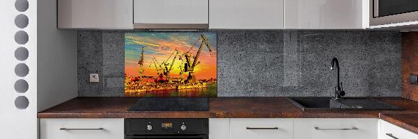 Spatscherm keuken Scheepswerf in Gdańsk