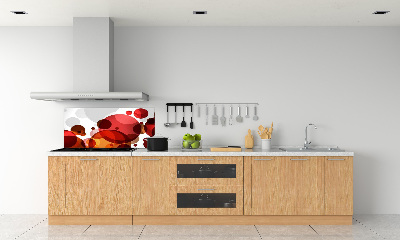 Spatscherm keuken Cirkelabstractie