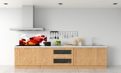 Spatscherm keuken Cirkelabstractie