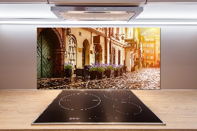 Spatplaat keuken Krakau, Polen